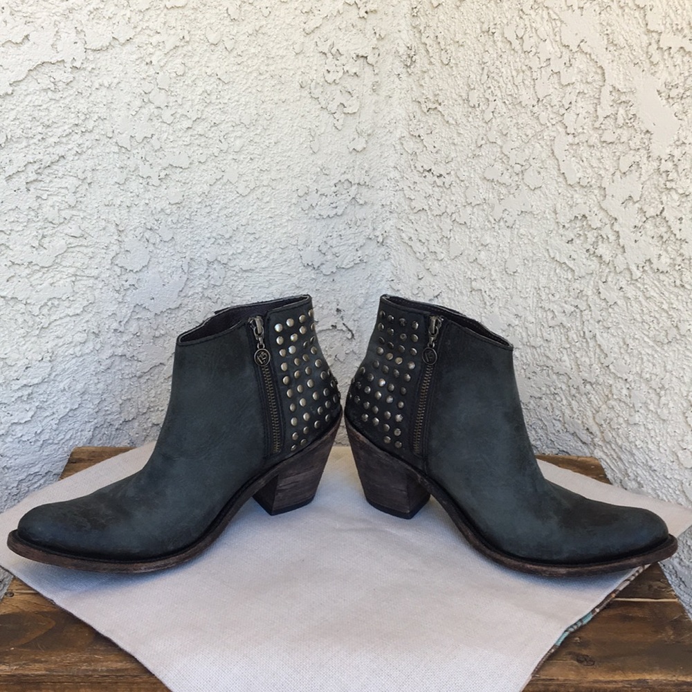 Liberty Black Boots LB71236 Distressed Leather 10 - Picture 5 of 16